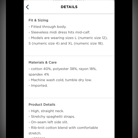 Fitted sleeveless rib-knit midi dress - Picture 4 of 4